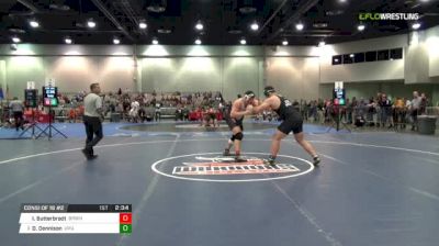 285 lbs Consi of 16 #2 - Ian Butterbrodt, Brown University vs Dustin Dennison, Utah Valley Univ