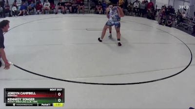 133 lbs Champ. Round 1 - Jordyn Campbell, Nebraska vs Kennedy Songer, Rocket Wrestling Club / RWC