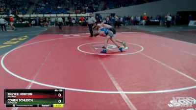 4A-138 lbs Semifinal - Treyce Horton, Mazama vs Cohen Schleich, Estacada