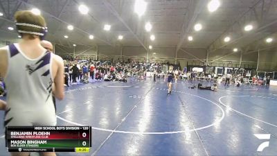 120 lbs 3rd Place Match - Mason Bingham, Box Elder Stingers vs Benjamin Ploehn, Stallions Wrestling Club