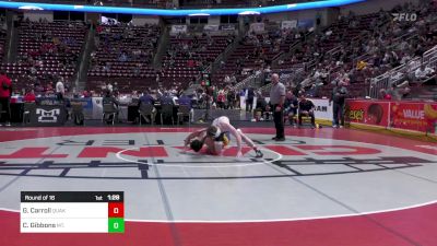 145 lbs Round Of 16 - Gavin Carroll, Quakertown vs Cole Gibbons, Mt. Lebanon