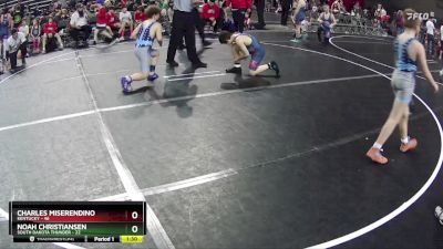 120 lbs Round 5 (6 Team) - Charles Miserendino, Kentucky vs Noah Christiansen, South Dakota Thunder