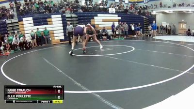 170 lbs. Cons. Round 7 - Ellie Poulette, Lindbergh vs Paige Strauch, North Kansas City