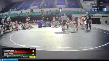 75 lbs Finals (2 Team) - Joseph Britt, Carolina Reapers vs Luke Paitl, Summerville Takedown Club