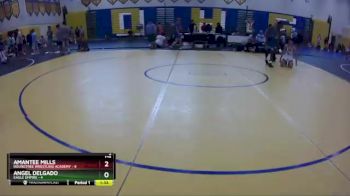 126 lbs Placement (16 Team) - Amantee Mills, Roundtree Wrestling Academy vs Angel Delgado, Eagle Empire