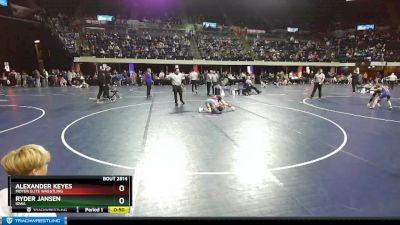 86 lbs Cons. Round 1 - Ryder Jansen, Iowa vs Alexander Keyes, Moyer Elite Wrestling