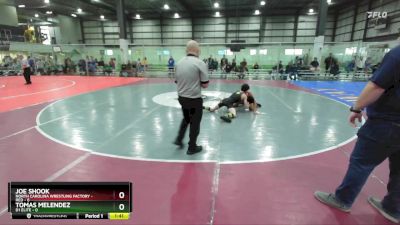 113 lbs Round 1 (4 Team) - Joe Shook, NORTH CAROLINA WRESTLING FACTORY - RED vs Tomas Melendez, D1 ELITE