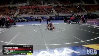 D4-120 lbs Cons. Round 2 - Mason Orona, Round Valley vs Mario Fernandez, Willcox