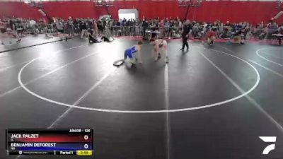 126 lbs Cons. Round 5 - Jack Palzet, IL vs Benjamin DeForest, ND