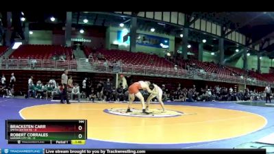 144 lbs Round 1 (6 Team) - Robert Corrales, Garden City HS vs Bracksten Carr, Smith Center HS