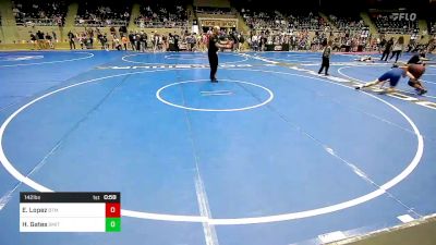 142 lbs Rr Rnd 1 - Elizaveth Lopez, Blue T McLain vs Hadley Gates, Smith Wrestling Academy