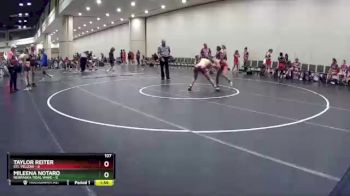 107 lbs Round 3 (10 Team) - Taylor Reiter, STL Yellow vs Mileena Notaro, Nebraska Tidal Wave