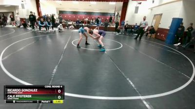 113 lbs Cons. Round 4 - Cale Pfisterer, Wind River vs Ricardo Gonzalez, Cheyenne East