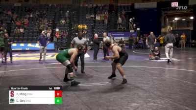 285 lbs Quarterfinal - Peter Ming, Stanford vs Cory Day, Binghamton