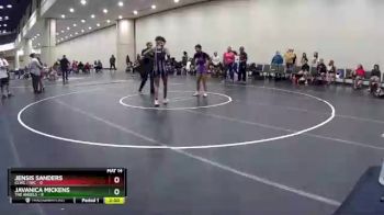 114 lbs Placement (16 Team) - Jensis Sanders, CLWC / IWC vs Javanica Mickens, The Angels