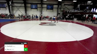 184 lbs Round Of 16 - Aris Dashiell, Wesleyan vs Kenneth Marra, Coast Guard