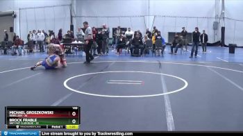 140 lbs Finals (2 Team) - Brock Frable, Grit Mat Club Blue vs Michael Groszkowski, Rebellion