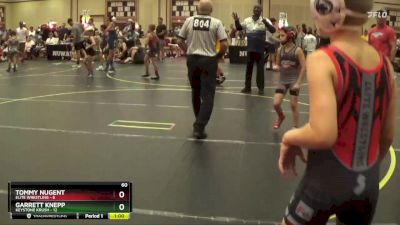 60 lbs Round 5 (6 Team) - Tommy Nugent, Elite Wrestling vs GARRETT KNEPP, Keystone Krush