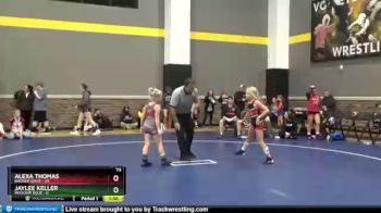 73 lbs Round 4 (12 Team) - Alexa Thomas, Badger Girls vs Jaylee Keller, Missouri Blue