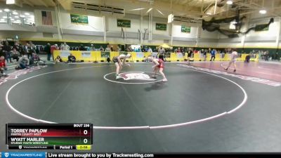 125 lbs Cons. Semi - Wyatt Marler, Sturgis Youth Wrestling vs Torrey Paplow, Martin County West