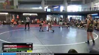 80 lbs Round 6 (10 Team) - Connor Lamont, Little MF vs Jaxon Mancuso, Predator Wrestling