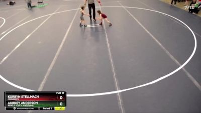 Round 2 - Korbyn Stellmach, Minnesota vs Aubrey Anderson, Rebels Youth Wrestling