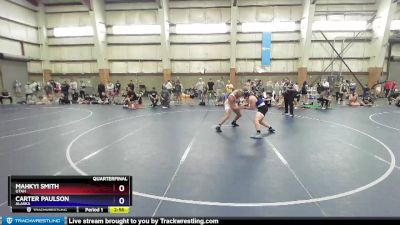 195 lbs Quarterfinal - Mahkyi Smith, Utah vs Carter Paulson, Alaska