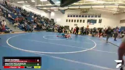 138 lbs Champ. Round 1 - Adam Ramirez, Buffalo Outlaws Wrestling Club vs Weston McLaughlin, Riverton USA Wrestling