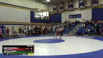 125 lbs Semis & Wb (16 Team) - Brock Laggini, Coast Guard vs Joey Manginelli, Springfield