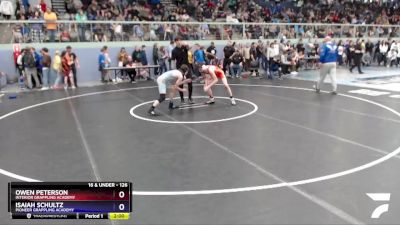 126 lbs Final - Owen Peterson, Interior Grappling Academy vs Isaiah Schultz, Pioneer Grappling Academy