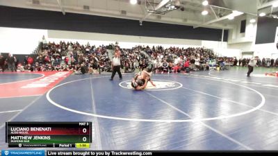 145 lbs Champ. Round 1 - Luciano Benenati, Aliso Niguel vs Matthew Jenkins, Diamond Bar