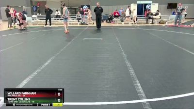 110 lbs Round 4 (10 Team) - Trent Collins, Terps East Coast Elite vs Willard Farnham, Wolfpack WC