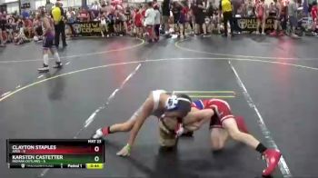 56 lbs Round 4 (6 Team) - Clayton Staples, ARES vs Karsten Castetter, Indiana Outlaws