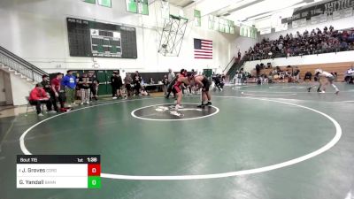 285 lbs Round Of 64 - Jacob Groves, Corona vs Giovanni Yandall, Banning