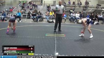 91 lbs Round 3 (6 Team) - Grady Kromrei, SAW vs Jacinto Lopez, Untouchables-Olympia