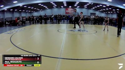 77 lbs Cons. Semi - Gennaro Calvani, Cavalier Wrestling Club vs Paul Regalbuto, Nova WC