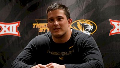 Zach Elam After The Dual Against Virginia Tech