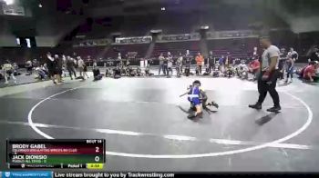 59 lbs Round 4 (10 Team) - Brody Gabel, Colorado Regulators Wrestling Club vs Jack Dionisio, Pueblo All Stars