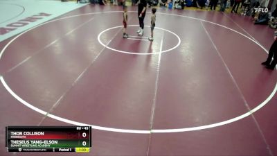 43 lbs Round 3 - Theseus Yang-Elson, Summit Wrestling Academy vs Thor Collison, Minnesota