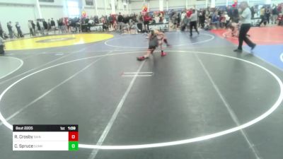 116 lbs Round Of 32 - Reese Crosby, Saint Johns vs Cashton Spruce, Sunnyside