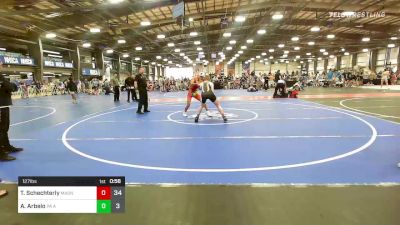 127 lbs Round Of 16 - Tom Schechterly, Mat Assassins vs Adrian Arbelo, PA Alliance Blue