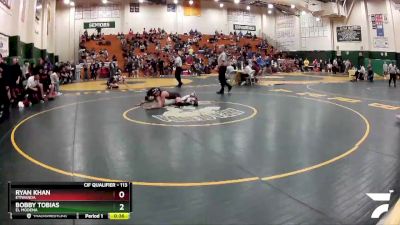 113 lbs Cons. Round 4 - Ryan Khan, Etiwanda vs Bobby Tobias, El Modena