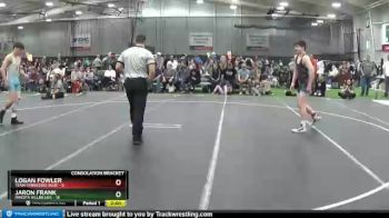 138 lbs Cross Bracket (8 Team) - Jaron Frank, Dakota Hillbillies vs Logan Fowler, Team Tennessee Blue