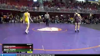 132 lbs Round 1 (3 Team) - Brody Thober, Papillion-La Vista vs Caydn Kucera, Columbus