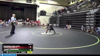 145 lbs Round 2 (8 Team) - Tommy Manakides, Pell City vs Keandre Poellnitz, McAdory High School