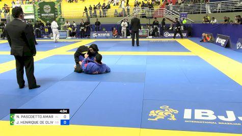 NYKOLAS PASCOETTO AMARAL DE FREI vs JOELSON HENRIQUE DE OLIVEIRA CAM 2024 Brasileiro Jiu-Jitsu IBJJF