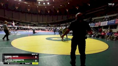 184 lbs Placement (16 Team) - Gabriel Hayes, Liberty vs Clinton Morrisette, King University