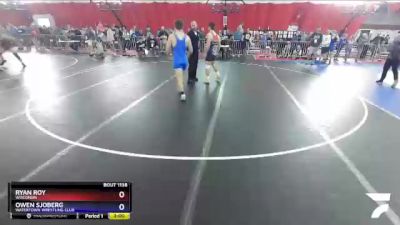 182 lbs Champ. Round 1 - Ryan Roy, Wisconsin vs Owen Sjoberg, Watertown Wrestling Club