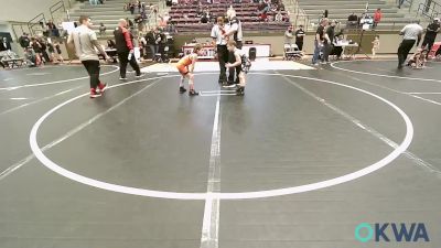 52 lbs Semifinal - Weston Myers, Pawhuska Elks Takedown vs Jason Rhea Petrie, Chandler Takedown Club