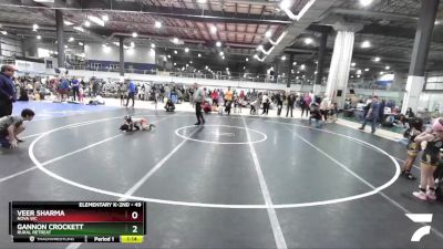 49 lbs Cons. Semi - Gannon Crockett, Rural Retreat vs Veer Sharma, NOVA WC